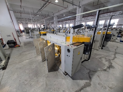 Representative guarded wire processing line